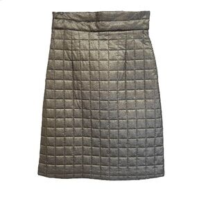 Stunning extremely rare Beunello Cincinnati skirt NWT silver puffer